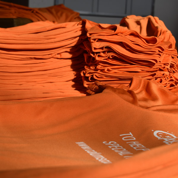 screen printing in progress