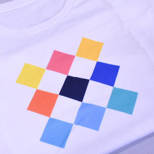 direct to garment printing in progress